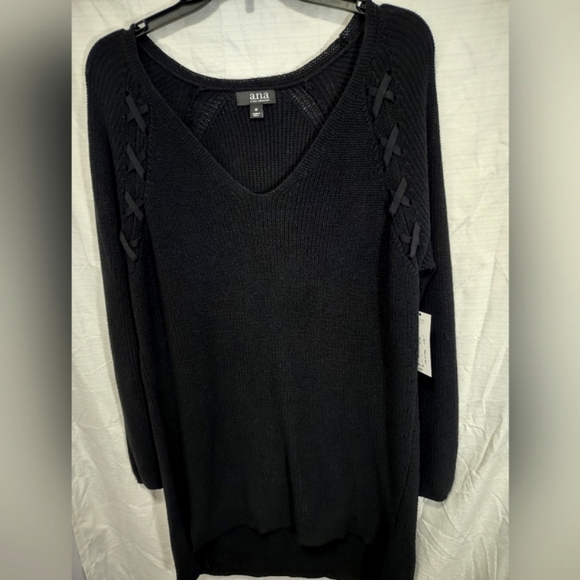 A.n.a. new black sweater dress - Picture 1 of 9